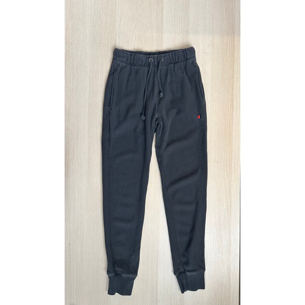 Champion Reverse Weave Black Sweatpant - Size S - Mint